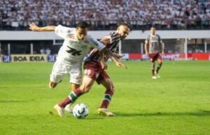 No jogo de estréia de Vojvoda, Santos está no empate sem gols com Fluminense em Vila Belmiro para Brasileirão