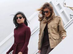 O ‘relacionamento agradável’ de Melania Trump e Usha Vance analisado enquanto elas embarcam em viagem solo