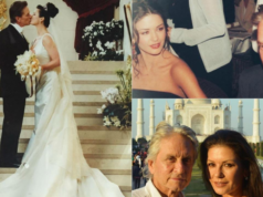 Catherine Zeta-Jones comemora 25 anos com Michael Douglas em uma postagem doce