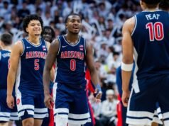 O 4º lugar do Arizona domina a batalha de pintura na vitória no 3º lugar da UConn