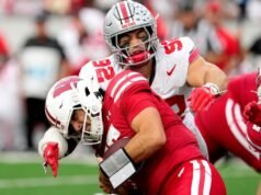 Taxa de parada defensiva do futebol universitário após a semana 12