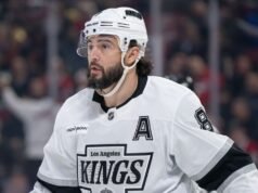 Drew Doughty, dos Kings, colocado no IR após levar um tiro com o pé
