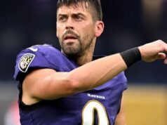 Kicker Justin Tucker fazendo teste com o Saints, o primeiro desde a proibição