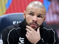 Shalom, promotor de Chris Eubank Jr.: ‘Ele quer continuar’