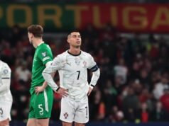 FIFA: Nenhuma suspensão da Copa do Mundo para Cristiano Ronaldo após Irlanda vermelha