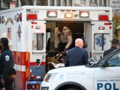 A bravura da Guarda Nacional mostrada em imagens assustadoras do tiroteio em Washington DC