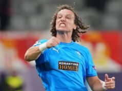 David Luiz, de 38 anos, marca seu primeiro gol na Liga dos Campeões desde 2017