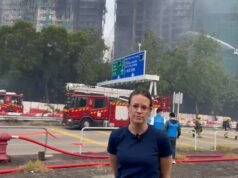Esforço incrível para extinguir os incêndios em arranha-céus de Hong Kong