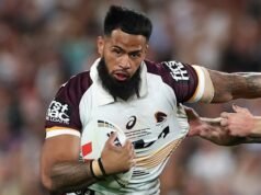 A estrela do Brisbane Broncos, Kotoni Staggs, fala em meio a rumores de deserção do R360