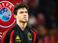 Jogador perfeito para Ruben Amorim no Man United se destacou na estreia internacional de Senne Lammens