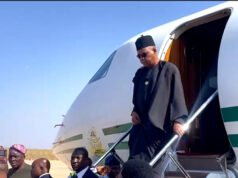 Shettima chega a Kebbi por causa de estudantes sequestradas (VÍDEO)