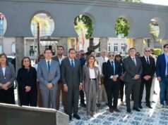 Fuentes participou do evento comemorativo do 82º aniversário da Independência do Líbano