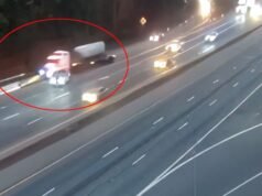 Um caminhão-tanque explodiu e desencadeou um inferno em uma rodovia