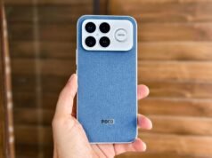 A aparência jeans e o áudio matador do Poco F8 Ultra fazem dele uma estrela do rock do telefone