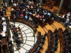 A Assembleia Legislativa de Buenos Aires esteve em sessão sobre o Orçamento e a Lei Tributária, mas adiou o tratamento da dívida