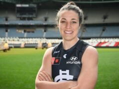 Carlton Blues machucou a ex-capitã da AFLW, Kerryn Peterson, poucos meses depois de ela ter um filho