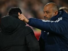 Nuno Espírito Santo elogia Ruben Amorim pela grande ‘melhoria’ do Man United antes do confronto com o West Ham