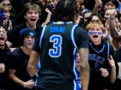 O 3º final de Isaiah Evans eleva o 4º Duke sobre o 15º da Flórida