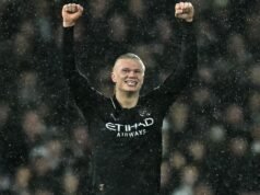 Haaland corre para o século mais rápido de gols na Premier League