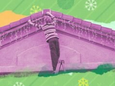 Seu guia definitivo para amarrar (e armazenar) luzes de Natal ao ar livre