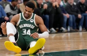 Fontes: Antetokounmpo de Bucks afastado de 2 a 4 semanas com distensão na panturrilha