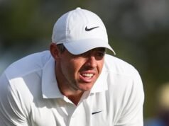 Rory tendo altos e baixos no Royal Melbourne