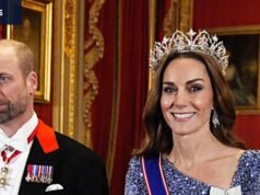 Princesa de Gales escolhe tiara com história de amor para banquete oficial