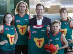 O polêmico plano do estádio Hobart é aprovado no parlamento, abrindo caminho para a entrada do Tasmania Devils na AFL