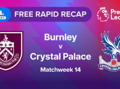 Vídeo: Recapitulação Rápida | MW14: Burnley x Crystal Palace