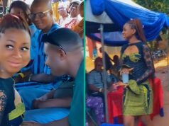 O curativo simples da senhora no dia tradicional do casamento causa agitação online