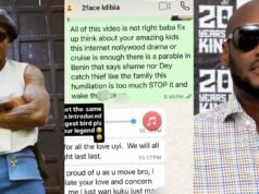 “Eu kuku wan simplesmente louco” – 2Face lamenta ao associado de Wizkid, Godson