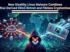 Novo malware furtivo para Linux combina botnet DDoS derivado de Mirai e criptominerador sem arquivo