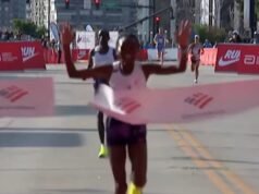 Queniana destrói recorde mundial da maratona feminina